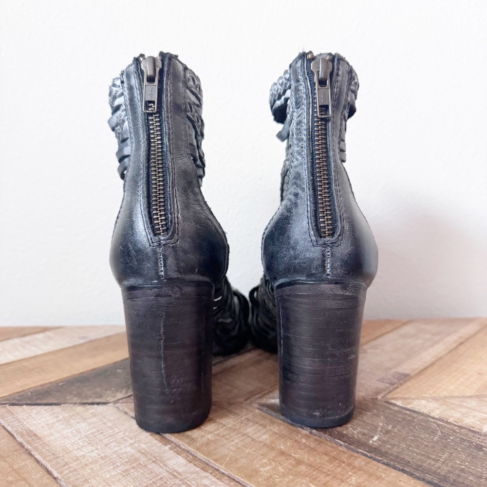 Freebird Bela Braided Gray Women's Ankle Boots - Picture 11 of 14